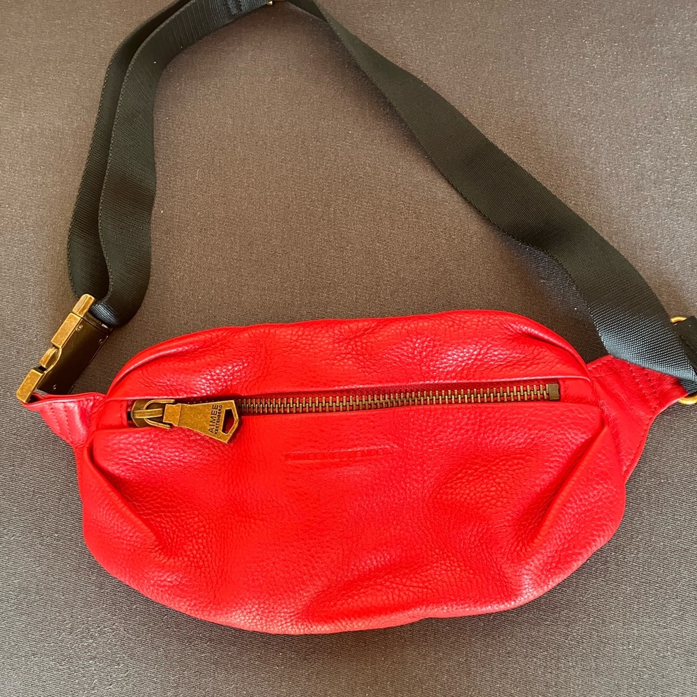 AIMEE KESTENBERG MILAN BELT BUM BAG. I bought this pretty leather & haven’t used